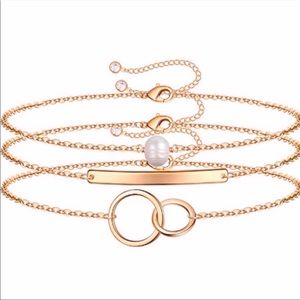 14K Gold Filled Layering Dainty Bracelets
